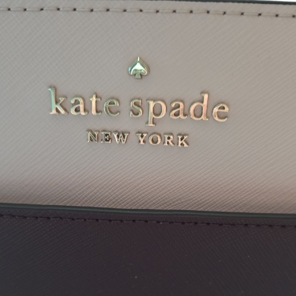 NWOT/NWT 4 ITEM Bundle Kate Spade Stacy Colorblock Pink & Burgundy Crossbody - Picture 2 of 14